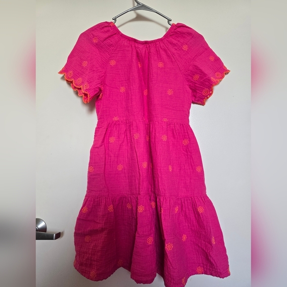 Cat & Jack Pink Flutter Sleeve Sundress Casual - Picture 3 of 8